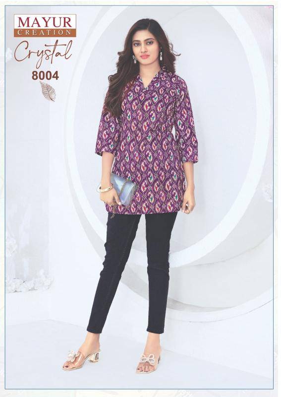 Mayur crystal vol-8 Surat kurti wholesale shopping